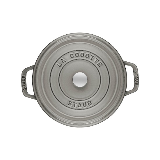 Oala Cocotte fonta, 22cm/2,6L, Graphite Grey - Staub