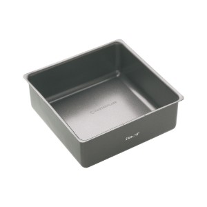 Tava patrata adanca, otel, 25 x 25 cm - MasterClass