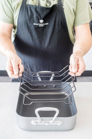 Tava pentru friptura, cu manere, 40 x 28 cm, “Master Class” - Kitchen Craft