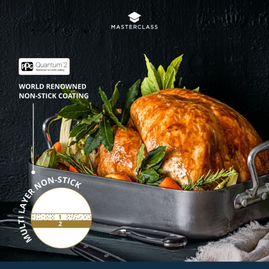 Tava pentru friptura, cu manere, 40 x 28 cm - MasterClass