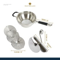 Dispozitiv pentru pasat cu 3 site - MasterClass