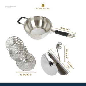 Dispozitiv pentru pasat cu 3 site - MasterClass