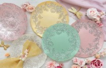 Farfurie sticla, 33cm, "Spring Glass" - Nuova R2S