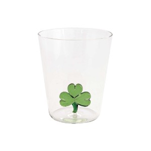 Pahar, sticla borosilicata, 400ml, "Twist&Match", Green - Nuova R2S