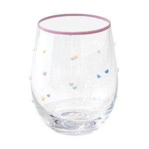 Set 2 pahare, sticla, 500ml, "Mon Amour" - Nuova R2S