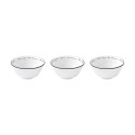 Set 3 boluri, portelan, 10cm, 