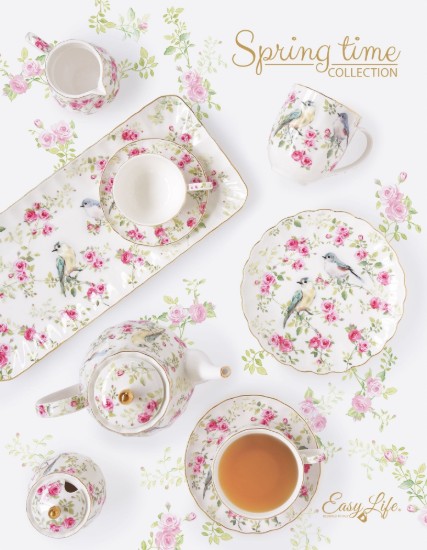 Set zaharnita si recipient frisca, portelan, "Spring Time" - Easy Life