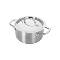 Cratita inox, cu capac, 16cm/1,5L, "Resto 3" - Demeyere