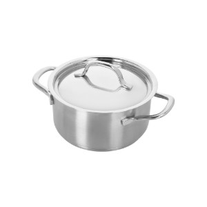 Cratita inox, cu capac, 16cm/1,5L, "Resto 3" - Demeyere
