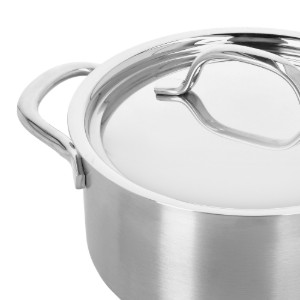 Cratita inox, cu capac, 16cm/1,5L, "Resto 3" - Demeyere