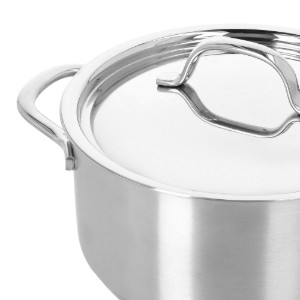Cratita inox, cu capac, 18cm/2L, "Resto 3" - Demeyere
