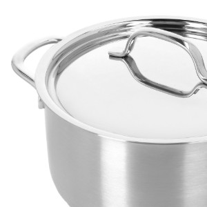 Cratita inox, cu capac, 20cm/3L, "Resto 3" - Demeyere