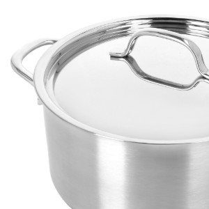 Cratita inox, cu capac, 22cm/4L, "Resto 3" - Demeyere