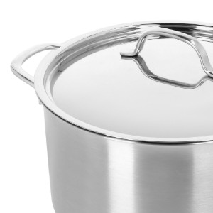 Cratita inox, cu capac, 24cm/6L, "Resto 3" - Demeyere