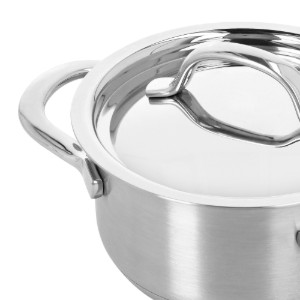 Mini cratita inox, cu capac, 12cm/0,6L, "Resto 3" - Demeyere