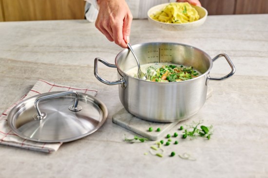 Cratita inox, cu capac, 20cm/3L, "Classic Pro 3" - Demeyere