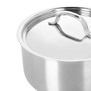 Cratita sos, inox, cu capac, 18cm/2L, "Resto 3" - Demeyere