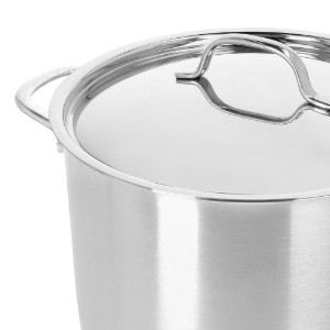 Oala inox, cu capac, 24cm/7L, "Resto 3" - Demeyere