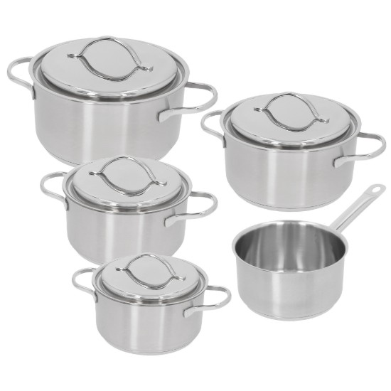 Set vase de gatit, 9 piese, inox, "Resto 3" - Demeyere