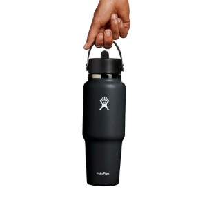 Sticla termos, inox, 950ml, "Wide Straw", Black - Hydro Flask