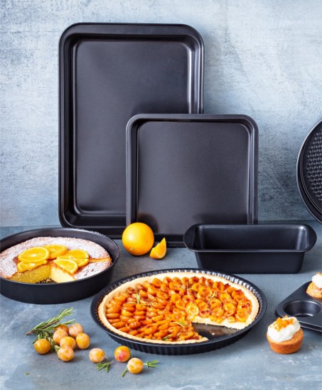 Tava dreptunghiulara pentru cuptor, otel carbon, 30 x 20 cm - PYREX