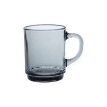 Set 6 cani sticla, 260ml, "Versailles", Grey - Duralex