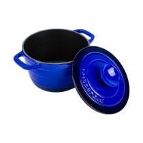 Cratita fonta, 23cm/4,9L, "Experience", Albastru- LAVA