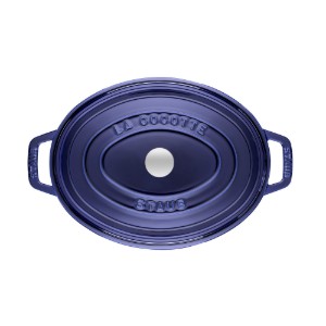 Oala Cocotte ovala, fonta, 29cm/4,2L, Dark Blue - Staub