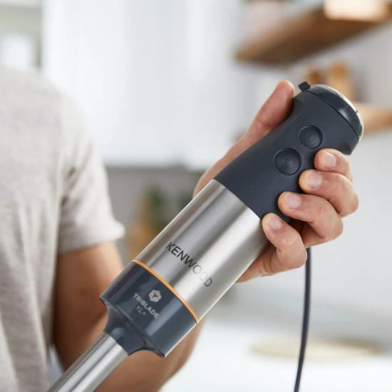 Blender de mana Triblade XL, 5 accesorii, Gri - Kenwood