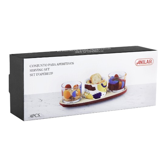 Set servire aperitive, 4 piese - Anilar