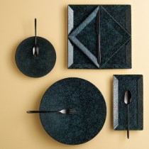 Platou portelan, 13x23cm, "Ethos Moss" - Porland