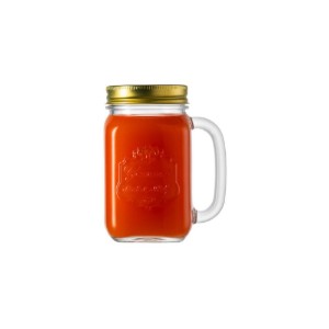 Borcan cu maner, sticla, 488ml, "Country" - Borgonovo