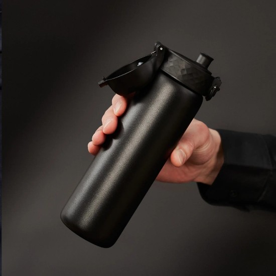 Sticla apa Slim, inox, 500ml, Black - Ion8
