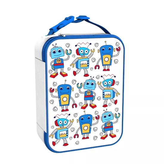 Geanta termoizolanta pentru pranz, 26,5 x 19,5 cm, Robots - Ion8