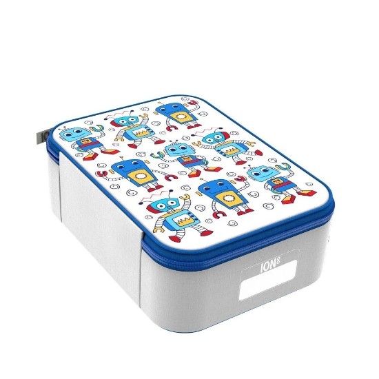 Geanta termoizolanta pentru pranz, 26,5 x 19,5 cm, Robots - Ion8