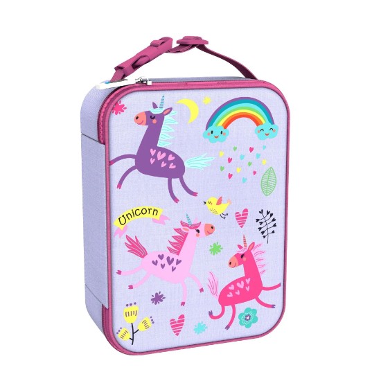 Geanta termoizolanta pentru pranz, 26,5 x 19,5 cm, Unicorns - Ion8