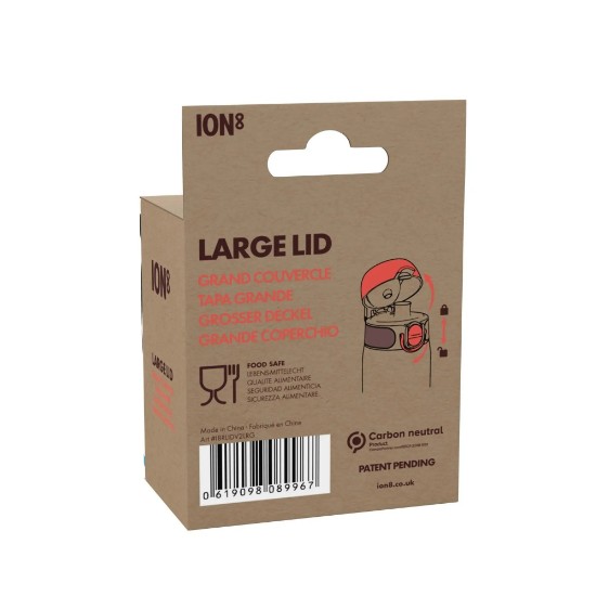 Capac pentru sticla apa, recyclon, marimea L, Black - Ion8