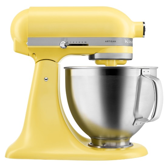Mixer cu bol 4.7L, Artisan, Model 195, Butter - KitchenAid