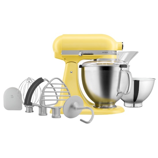 Mixer cu bol 4.7L, Artisan, Model 195, Butter - KitchenAid