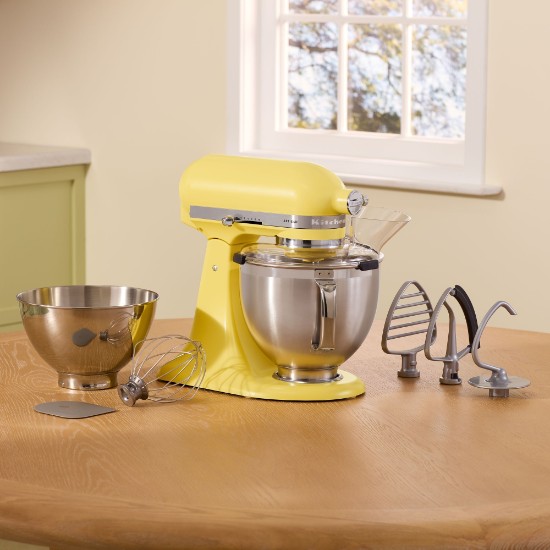 Mixer cu bol 4.7L, Artisan, Model 195, Butter - KitchenAid