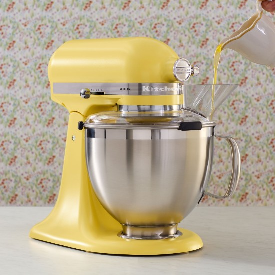 Mixer cu bol 4.7L, Artisan, Model 195, Butter - KitchenAid