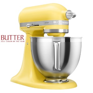 Mixer cu bol 4.7L, Artisan, Model 195, Butter - KitchenAid