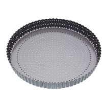 Forma perforata pentru tarta, otel, 30 cm, "Master Class" - Kitchen Craft