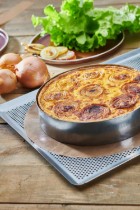 Foaie de copt rotunda antiaderenta, fibra de sticla, 26 cm - de Buyer