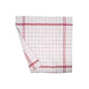 Set 3 prosoape de bucatarie, 68x68 cm "Pro Chef", Red - Tiseco