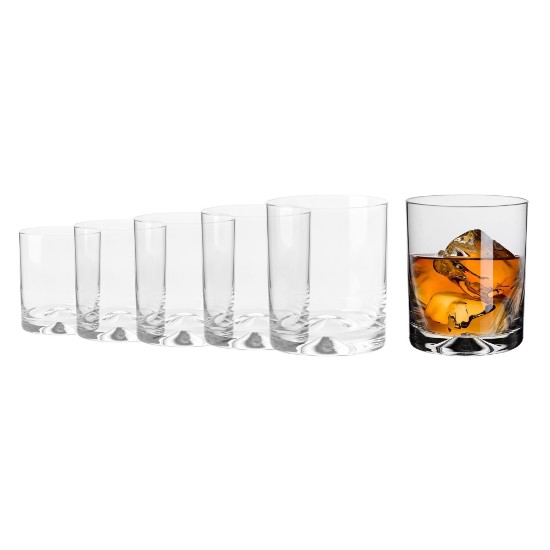 Set 6 pahare whisky, sticla, 260ml, "Mixology" - Krosno