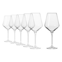 Set 6 pahare vin rosu, sticla cristalina, 550ml, "Avant-Garde" - Krosno
