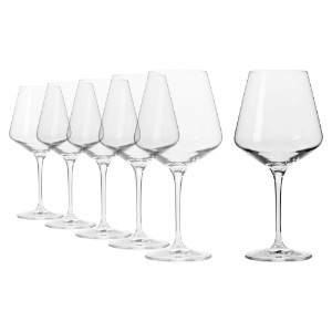 Set 6 pahare vin Chardonnay, sticla cristalina, 460ml, "Avant-Garde" - Krosno
