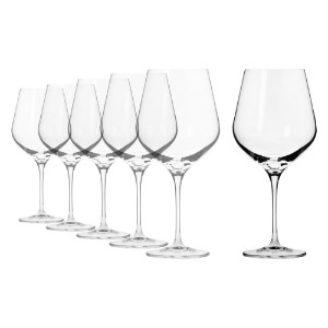 Set 6 pahare vin Burgundy, sticla cristalina, 860ml, "Splendour" - Krosno