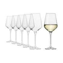 Set 6 pahare vin alb, sticla cristalina, 390ml, "Avant-Garde" - Krosno